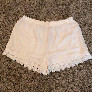 White shorts